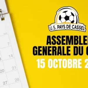 Assemblée générale du club le 15 octobre 2021