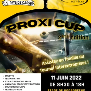 Le tournoi Inter-Entreprise PROXI CUP revient pour la 2ème édition le 11 juin 2022