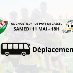 Le club organise un déplacement à Chantilly pour l’avant dernière journée de N3