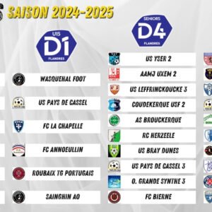 Les U14D1, U15D1, et Séniors D2 et D4 connaissant leurs adversaires pour la saison 2024-2025