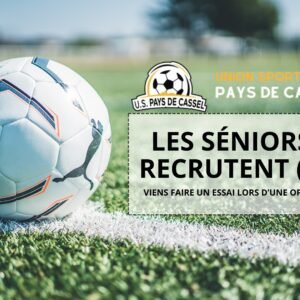 Les séniors B recrutent pour la saison 2024/2025 ! Viens faire un essai