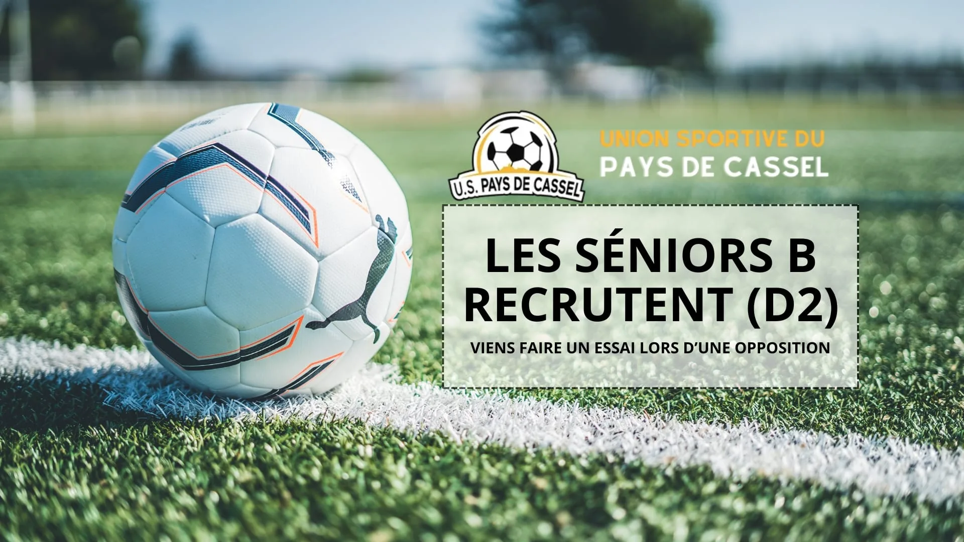 Recrutement Seniors B